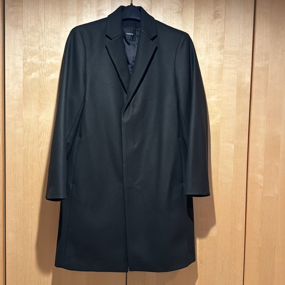 Theory Men’s Wool Coat w/ Removable Vest - Picture 4 of 5